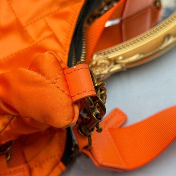 🆕 KURT GEIGER LONDON 🧿 NWOT Recycled Nylon Multi Crossbody Bag, Bright Orange - Picture 13 of 13